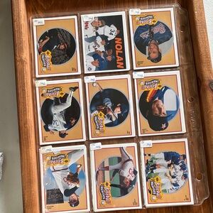 MLB Baseball Cards Collection - 2 sleeves Red, Blue, Black